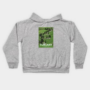 Tuscany poster Kids Hoodie